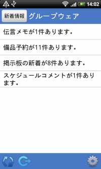グループウェア画面イメージ